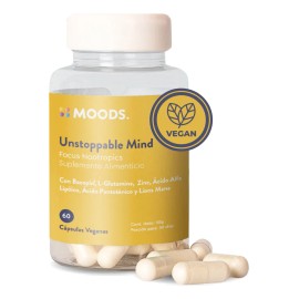 Focus Nootropicos Melena De Leon Bacopin L Glutamina Sabor Sin sabor Moods