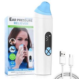 SGZIOO SGZIOO Ear Pressure Relief Device, Eustachian Tube Unblocker, Rechargable Ear Popper Ear Relief Device, 3 Speed Adjust, Eustachian Ear Unclogger for Flying, Swimming, Diving, Elevator, Tinnitus
