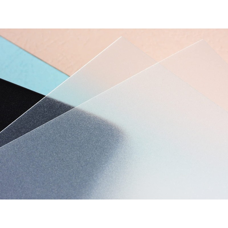 RAYSON Polypropylene Binding Cover, 0.25mm, PP Plastic Matt Binding Covers,