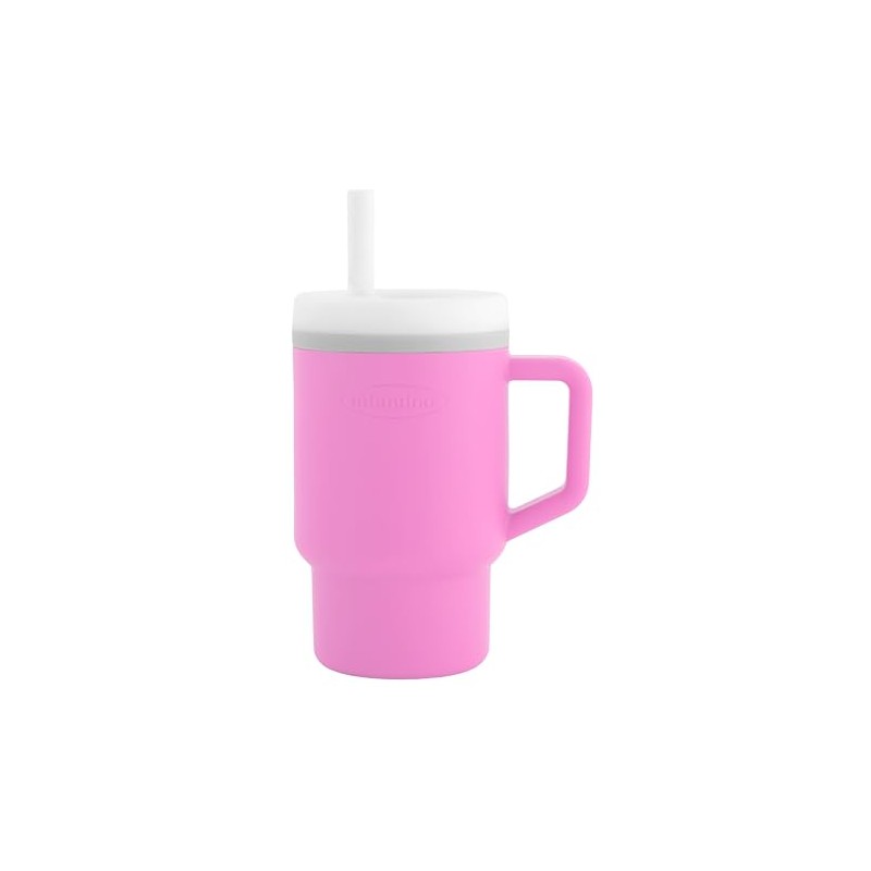 Infantino My 1st Tumbler, Vaso Entrenador con Popote, 266 ml,