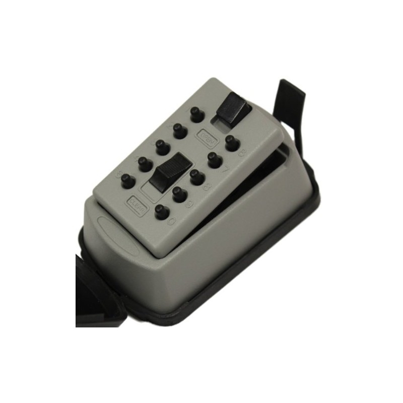 Wall Mounted Outdoor Key Box with Waterproof Cover and Combination