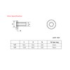 binifiMux Juego de 10 tornillos hexagonales M8 x 15 mm,