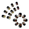 24Pcs Fall Press on Nails Square - Glossy Fake Nails