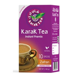 Karak Tea - Premium Instant Premix Chai Latte (Saffron Unsweetened)