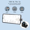 QIANRENON U-Shaped USB C to USB 3.1 Adapter 180 Degree
