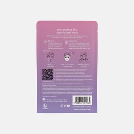 Dr.PAWAW Your Gorgeous Skin Glowing Sheet Mask: Soften,Younger looking Skin,For All Skin Type with Hero Ingredient PAPAYALURONIC(™)