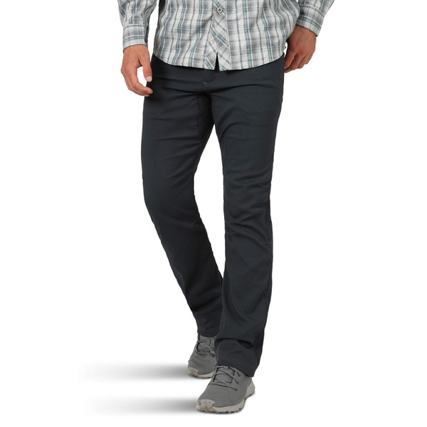 ATG by Wrangler Men's Fleece Lined Utility Pant, Caviar, 36W