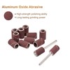 sourcing map 100 Pcs 1/4 Inch Sanding Sleeves Sandpaper Set