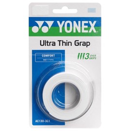 YONEX Overgrip AC130-3EX Extra Thin Pack of 3 White