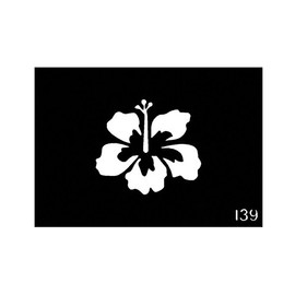 Pochoir pour le Corps format 3'' X 4'' #139 Fleurs