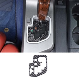 CHEAYAR Gear Shift Trim Fit for Toyota Tundra 2007-2013 Soft Carbon Fiber Gear Shift Panel Trim Cover, Gear Shifter Console Anti-Scratch Frame Cover, Interior Protection Decoration Accessories