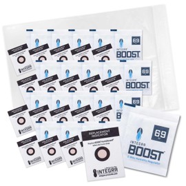 Integra Boost 2-Way Humidity Control Pack - Preserve Flavor & Control Humidity at 69% RH - Moisture Absorber for Herbs, Spices & More - 8 Gram (Pack of 20)