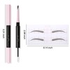 GEUUFEA Eyebrow Pencil and Gel Duo, Multi Use Eyebrow Gel,