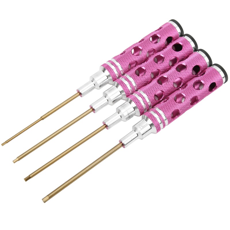 4Pcs Hex Driver Wrench Set 1.5mm 2.0mm 2.5mm 3.0mm RC