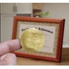 Embossed Gold Foil Certificate Seals, Seal of Excellence, 1.75", 100