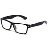 Squared Fashion Flat Thick Frame Geek Nerd Costume Pair Fashion
