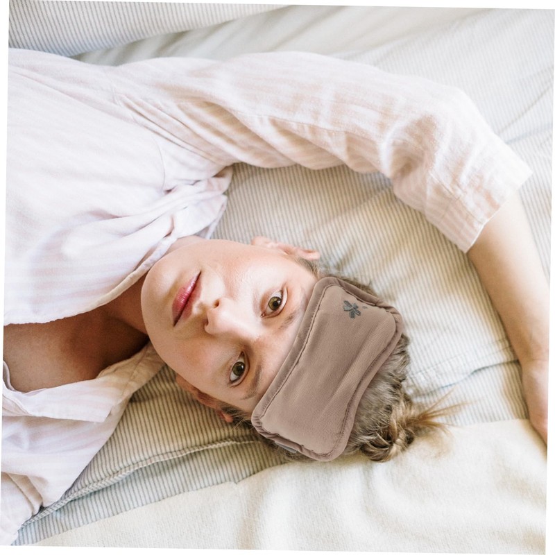 ORFOFE Weighted Sleep Eye Mask Heated Cool Dual Use Blindfold