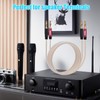 TEKERA Speaker Cable with Banana Tip Plugs, 2M Speaker Cable