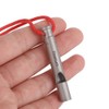 Lixada Titanium Emergency Whistle Ultralight Sports Coach Referee Whistles with