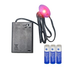 Fake Car Alarm, Dummy Car Alarm,(Batteries Included) Red LED Light Simulate Imitation Security System, Warning Anti-Theft Flash Blinking Lamp (Light-Sensing-Red Light-1 Pack)