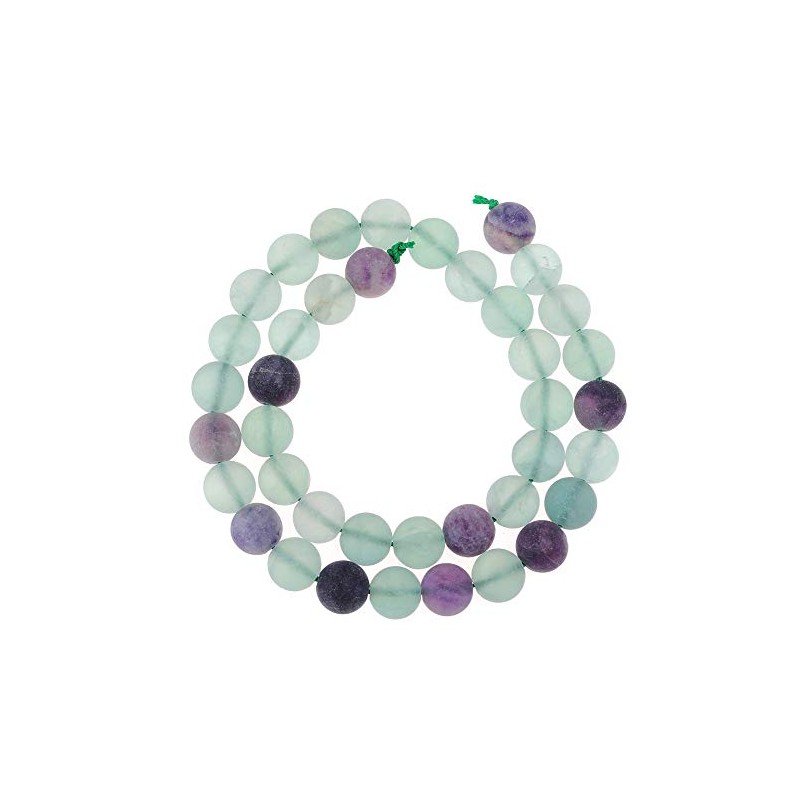 Natural Stone Beads 8mm Matte Fluorite Beads Gemstone Beads Round