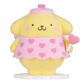 Banpresto - Figura de colección - Sanrio Characters, Fluffy Puffy Mine Vol. 1 - Pompompurin - Estatuilla de 4 Pulgadas, Figura Decorativa tierna para 