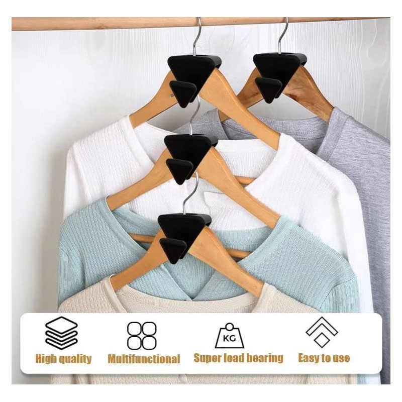 30 Pcs Clothes Hanger Connector Hooks, Space Saving Hanger Hooks,