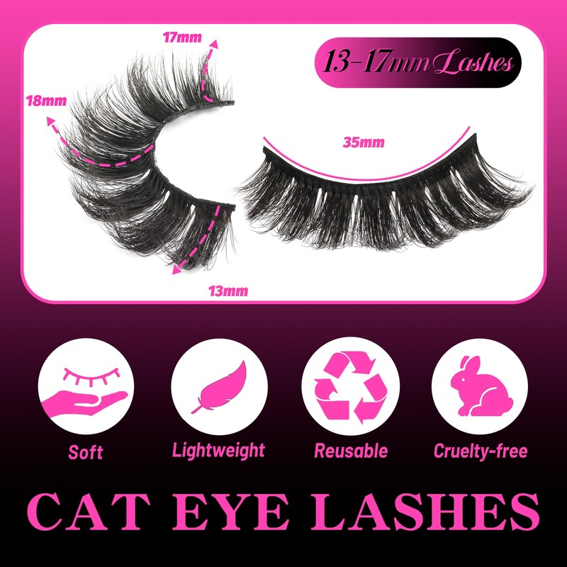 Veleasha Lashes 5D Faux Mink Lashes 100% Handmade Luxurious Volume