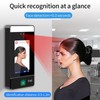 4.3 Inch Face Recognition Time Attendance Machine High Capacity Fast