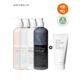 Half Club / Graymelin Crazy Large Capacity Foam Cleansing 500ml 4 Types (Select 1) + Sunscreen / 그레이멜린 크레이지 대용량 폼 클렌징 500ml 4종 (택1)+썬