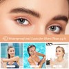LOPHE Eyebrow Pen with 4 Fork Tip, Long-lasting Waterproof Eyebrow
