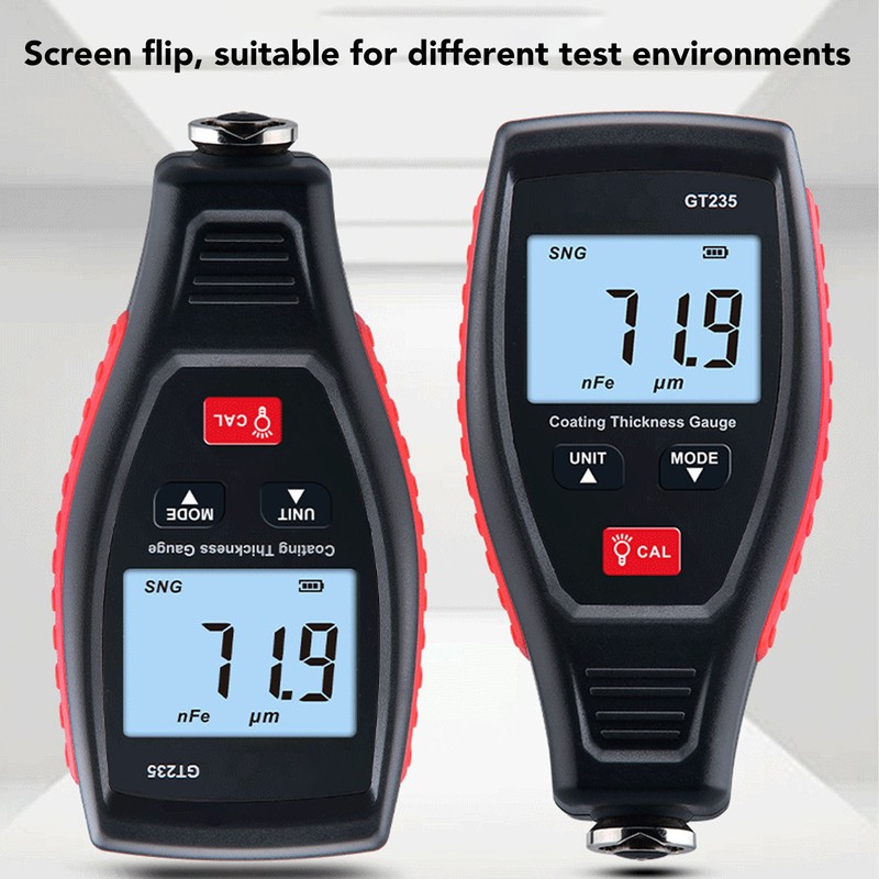 Coating Thickness Gauge High Accuracy Mil Auto Paint Meter for