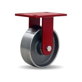R-ZFHS-6FSB Hamilton Spinfinity Maintenance-Free ZFHS Series Rigid Caster with 6" x 2" Forged Steel Wheel and 3/4" Sealed Precision Ball Bearings
