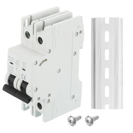 sourcing map 1 Pcs DC Miniature Circuit Breaker 2P 32A 1000V Isolator M125Z DIN Rail Mount Disconnect Switch Circuit Breaker Protection Thermal Magnetic Trip
