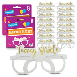 16pk Hen Party Glasses, Team Bride Glasses, Hen Party Accessories, Hen Do Glasses, Hen Do Accessories Hen Party Props Favours, Team Bride Accessories, Hen Night Accessories, Hen Party Bag Fillers