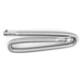 Generator Exhaust Extension Kit-1 Inch Flexible Exhaust Pipe - Air Heater Pipe Exhaust Pipe Heater Parking Air Heater Exhaust Pipe Gas Vent Hose Stainless Steel 2.5cm/1in Inner