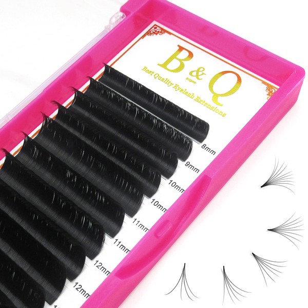 Self-Fanning Eyelashes, .03 .05 .07 .10 Thickness, Easy Fan Lashes