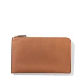 Leatherology Cognac Leatherology Slim Zip Travel Wallet - Compact and lightweight, Versatile storage, Zip closure