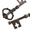 dophee 6 Pack Key Shape Pull Handles, Retro Antique Bronze