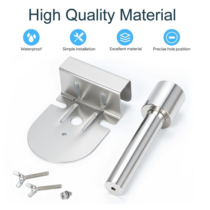 Starlink Mini Gutter Mount, 304 Stainless Steel Weatherproof Gutter Mount