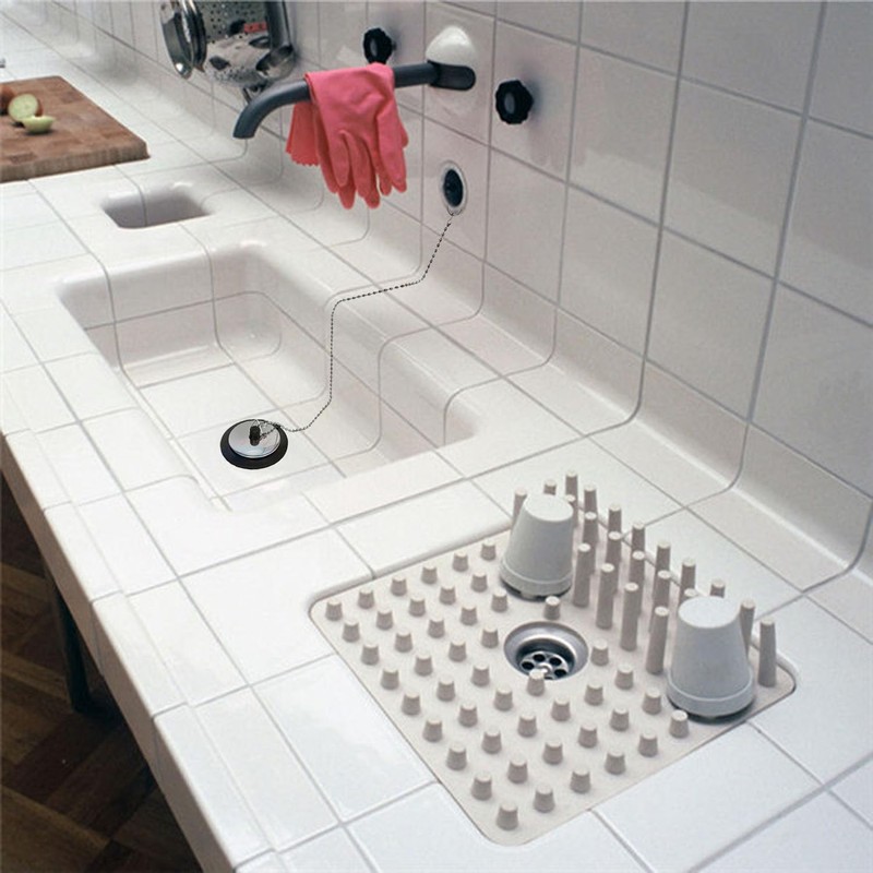 YUNYU 2 Pcs Universal bath plug, Bathroom Sink Plug Replacement,