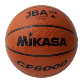 MIKASA Basketball Japan Basketball Association Certification Ball No. 6 (For Girls, General, Working Persons, University, High School, Junior High School), Special Natural Leather, Brown, CF6000,