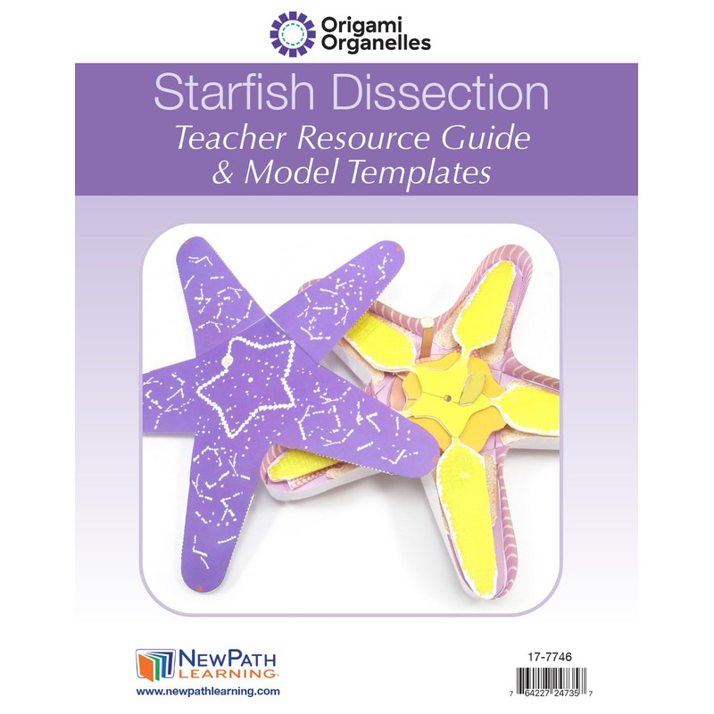 NewPath Starfish Dissection 3-D Paper Model Making Kit - Individual