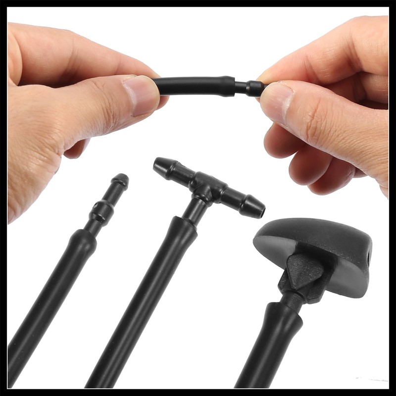 Hihaha 7pcs Front Windshield Washer Nozzles for Citroen C3 for