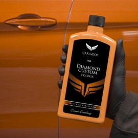 Car Gods Iris Custom Color Orange 3-in-1 Polish Wax Color Restorer & Scratch Remover, 17fl Oz - 16 Colors Available