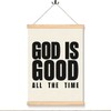 ELMCH Minimalist Christian God Is Good Wall Art Decor, 12x16