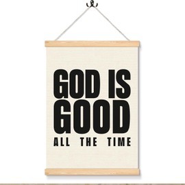 ELMCH Minimalist Christian God Is Good Wall Art Decor, 12x16 Inch