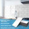 Art3d 102-Piece Peel and Stick Wall Tile for Kitchen Backsplash,