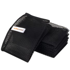 Sunland Mesh Dish Cloths for Washing Dishes No Odor Dishes Scrubber for Kitchen-Fast Drying and Easy to Clean Mesh Dishes Cloth Black 6pack