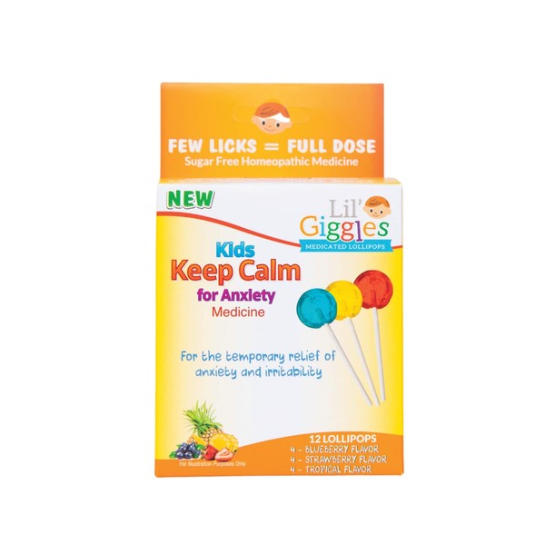 Lil' Giggles Kids Medicated Lollipops - Gentle Relief for Kids